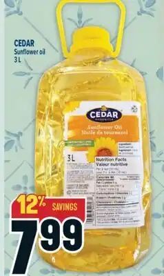 Marché Adonis CEDAR Sunflower oil offer