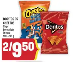 Marché Adonis DORITOS OR CHEETOS Chips offer