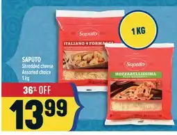 Marché Adonis SAPUTO Shredded cheese offer