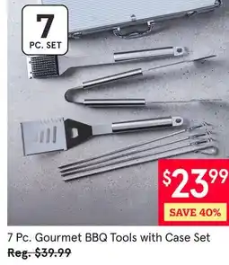 Kitchen Stuff Plus Pc. Gourmet BBQ Tools with Case Set offer