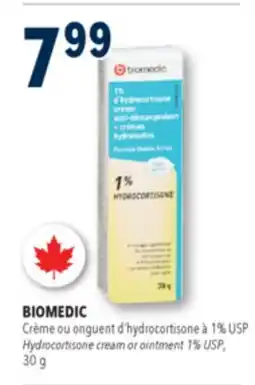 Familiprix BIOMEDIC, Hydrocortisone cream or ointment 1% USP, 30 g offer