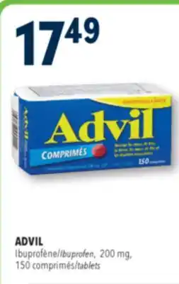 Familiprix ADVIL, Ibuprofen, 200 mg, 100 tablets offer