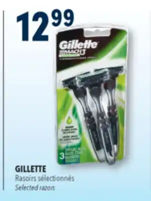 Familiprix GILLETTE, Selected razors offer