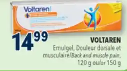 Familiprix VOLTAREN, Back and muscle pain, 150 g offer