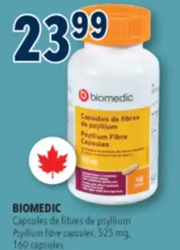 Familiprix BIOMEDIC Psyllium fibre capsules, 525mg, 160capsules offer