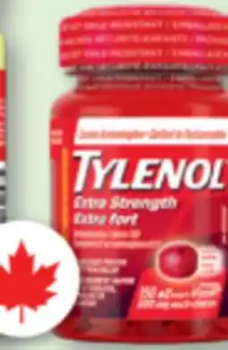 Familiprix TYLENOL, Selected products offer