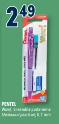 Familiprix PENTEL, Wow|, Mechanical pencil set, 0,7 mm offer