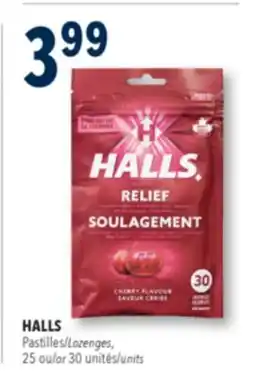 Familiprix HALLS, Lozenges, 25 or 30 units offer