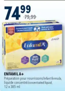Familiprix ENFAMIL A+ Infant formula, concentrated liquid, 12x 385ml offer