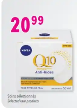 Familiprix NIVEA, Selected care products offer