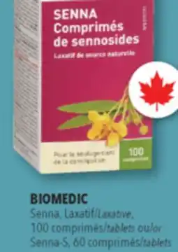 Familiprix BIOMEDIC, Senna, Laxative, 100 tablets offer