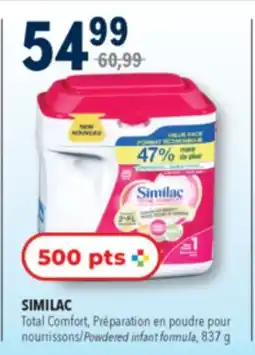 Familiprix Similac Total Comfort milk-based iron-fortified infant formula Step 1 - 837g offer