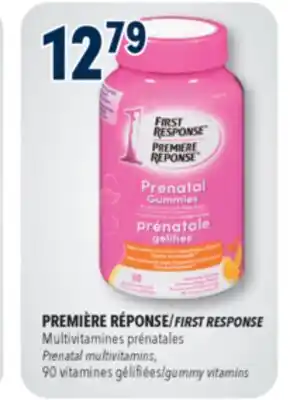 Familiprix FIRST RESPONSE, Prenatal multivitamins, 90 gummy vitamins offer