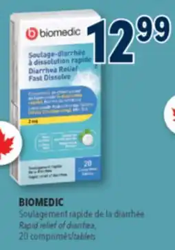 Familiprix BIOMEDIC Rapid relief of diarrhea, tablets offer