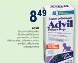 Familiprix ADVIL Pediatric drops, children's or Junior offer