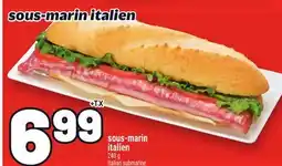 Metro SOUS-MARIN ITALIEN | ITALIAN SUBMARINE offer