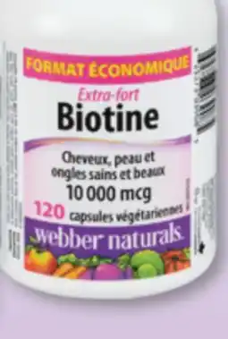 Familiprix WEBBER NATURALS Biotine offer