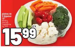 Metro PLATEAU DE 5 LÉGUMES 10 | 5 VEGETABLE TRAY offer