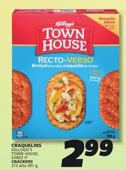 IGA KELLOGG'S TOWN HOUSE CRACKERS offer
