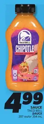 IGA TACO BELL SAUCE offer