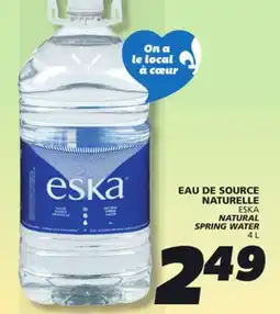 IGA NATURAL SPRING WATER offer