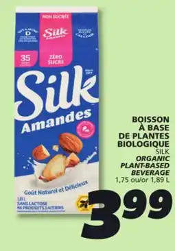 IGA SILK ORGANIC PLANT-BASED BEVERAGE offer