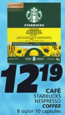 IGA STARBUCKS NESPRESSO COFFEE offer
