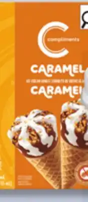 IGA COMPLIMENTS ICE CREAM offer