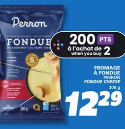 IGA PERRON FONDUE CHEESE offer