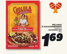 IGA CHOLULA SEASONING MIX offer