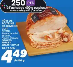 IGA COOKED TURKEY BREAST ROAST offer
