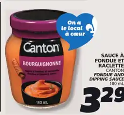 IGA CANTON FONDUE AND DIPPING SAUCE offer