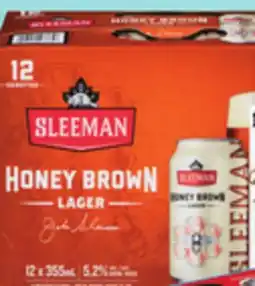 IGA SLEEMAN HONEY BROWN BEER OR ALCOHOLIC MALT BEVERAGE offer