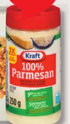 IGA KRAFT GRATED PARMESAN CHEESE offer