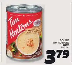 IGA TIM HORTONS SOUP offer