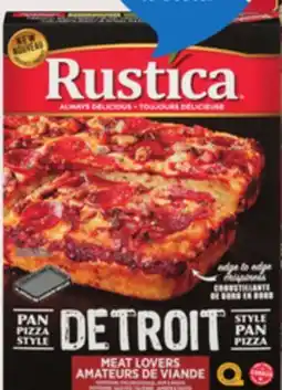 IGA RUSTICA DÉTROIT FROZEN PIZZA offer