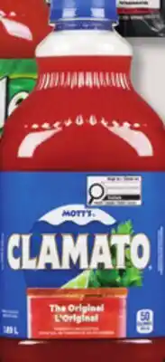 IGA MOTT'S GARDEN COCKTAIL, CLAMATO TOMATO CLAM COCKTAIL offer