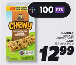IGA QUAKER CHEWY, DIPPS BARS offer
