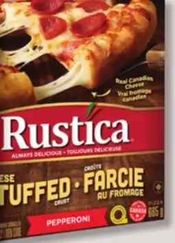 IGA RUSTICA, CROÛTE FARCIE, CROÛTE LÈVE-AU-FOUR FROZEN PIZZA offer