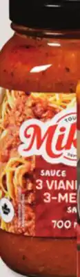 IGA MIKES PASTA SAUCE offer