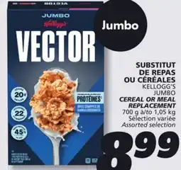 IGA KELLOGG'S JUMBO CEREAL offer