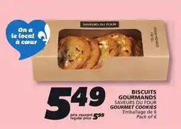 IGA SAVEURS DU FOUR GOURMET COOKIES offer