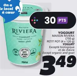 IGA MAISON RIVIERA YOGURT offer