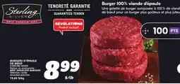 IGA STERLING SILVER BEEF SHOULDER BURGERS offer