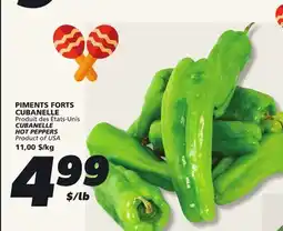 IGA CUBANELLE HOT PEPPERS offer