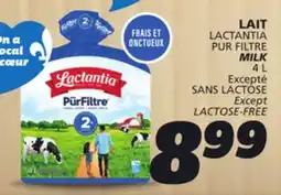 IGA LACTANTIA PUR FILTRE MILK offer