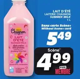 IGA LAITERIE CHAGNON SUMMER MILK offer