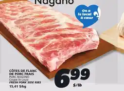 IGA PORC NAGANO FRESH PORK SIDE RIBS offer