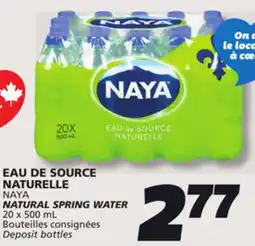 IGA NAYA NATURAL SPRING WATER offer