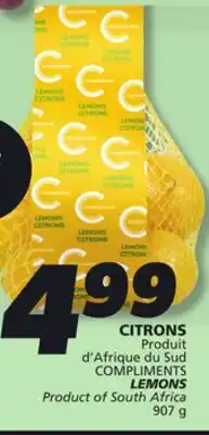 IGA LEMONS offer